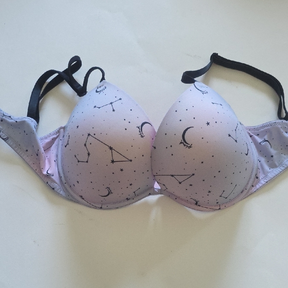 Women's Celestial Print Bra - Purple